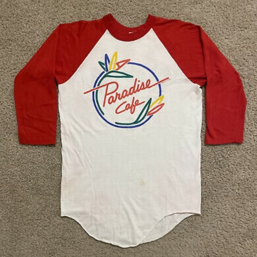 Vintage Barry Manilow concert raglan shirt